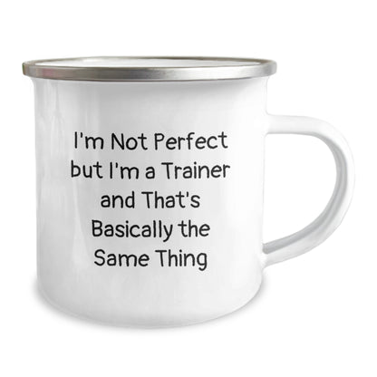 Funny Trainer Gifts from Friends for Men Camping Mug, Unique Christmas Unique Gifts for Trainers, Inspirational Quote Gifts - Image 2