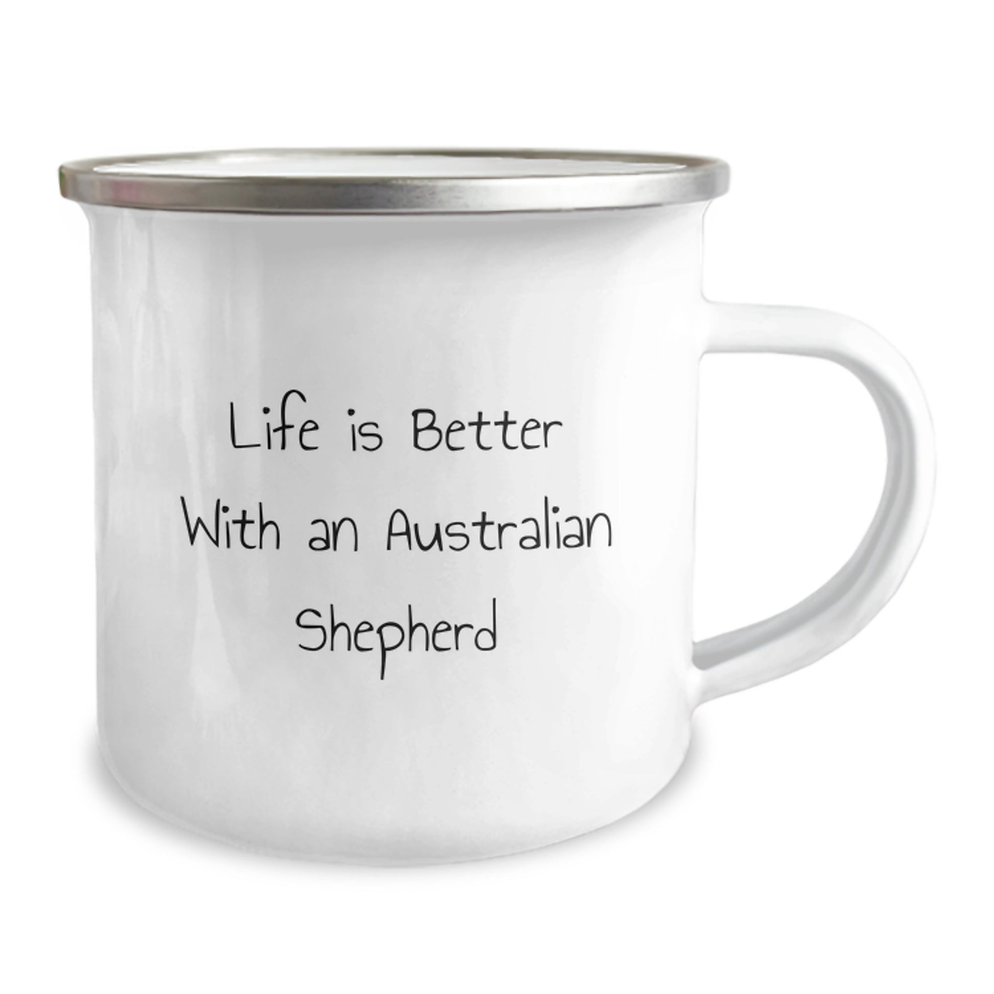 Funny Australian Shepherd Dog Dad Gifts from Men for Valentine's Unique Camping Mug Life Is Better With An Australian Shepherd - Image 2