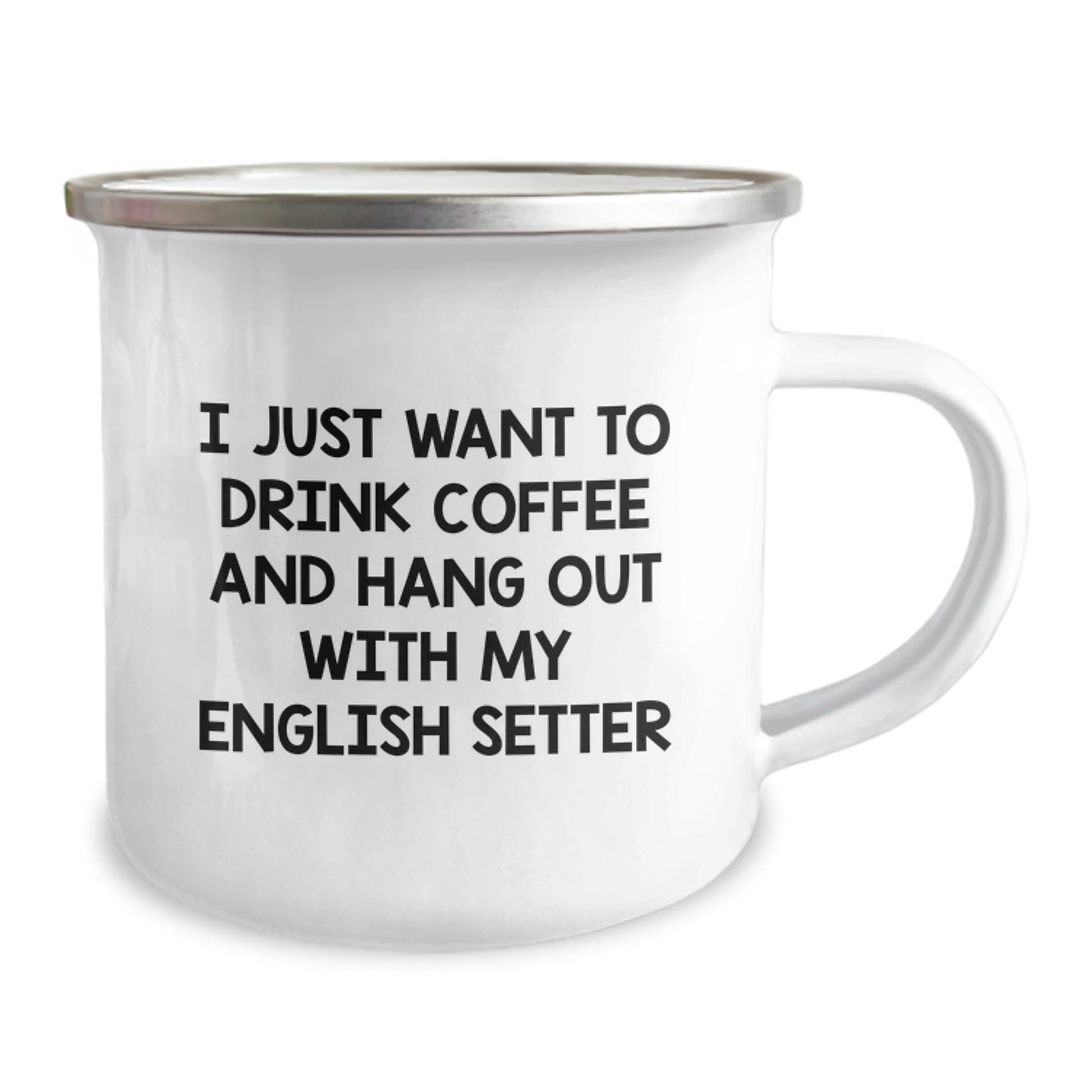 Funny English Setter Dog Gifts from Friends, Gifts for English Setter Dog Lovers, Camping Mug for Birthday - Image 2