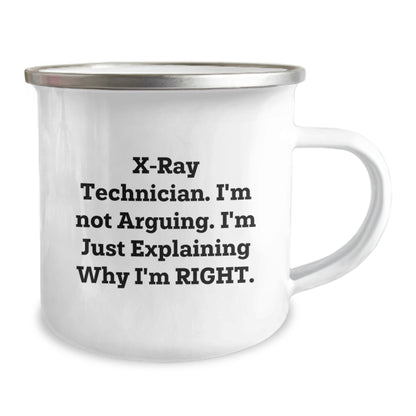 Funny X-Ray Technician Camping Mug Gifts from Friends and Family for Christmas Unique Presents - Image 2