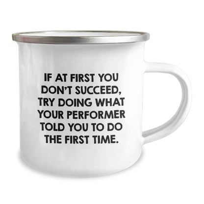 Funny Performer Gifts from Friends Unique Camping Mug for Men Women Christmas - Image 2