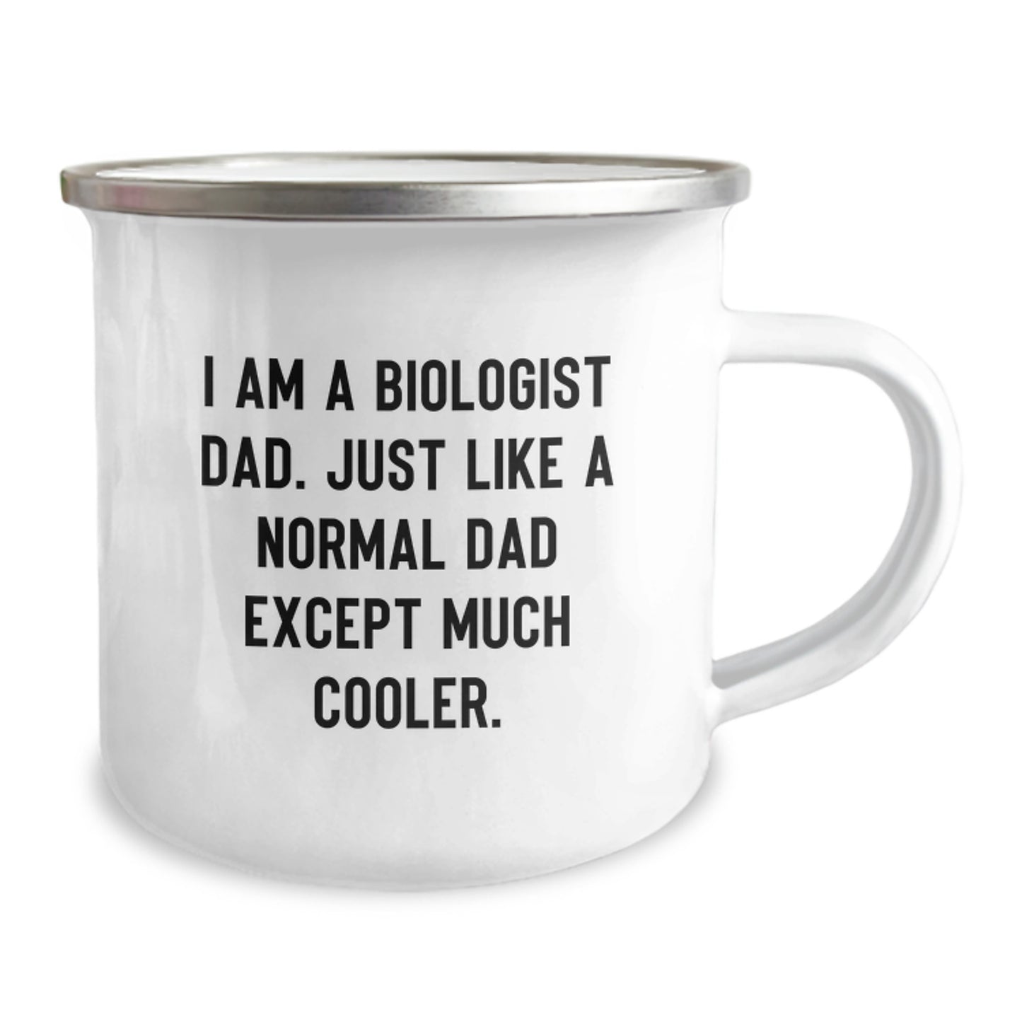 Funny Biologist Dad Gifts from Men to Biologist Friends on Christmas Unique Gifts - Camping Mug for Biologist Dads - Image 2