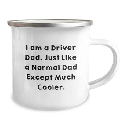 Funny Driver Gifts for Men, Unique Camping Mug with I Am A Driver Dad Quote, Christmas Unique Gifts from Dad - Image 2