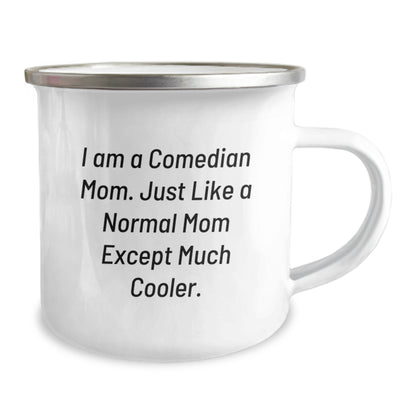 Funny Comedian Mom Gifts for Comedian Friends from Family, Comedian Mom Camping Mug Valentine's Unique Gifts - Image 2