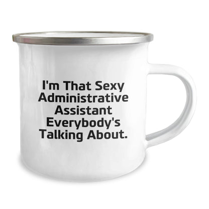 Sexy Administrative Assistant Gifts from Friends and Family - Funny Camping Mug for Admin Assistant, Christmas Unique Gift Ideas - Image 2