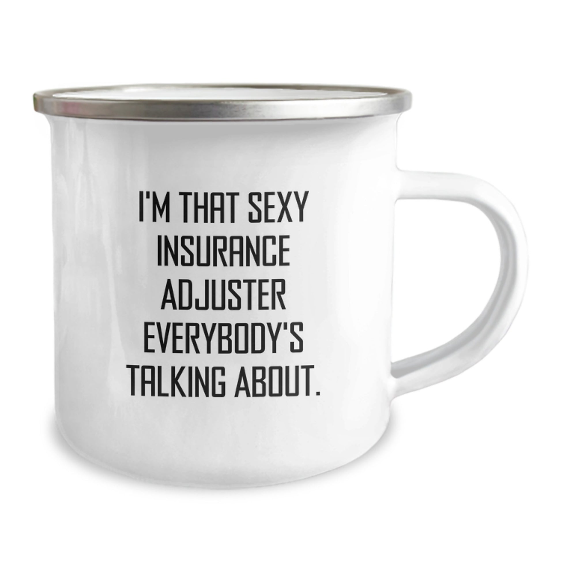 Funny Insurance Adjuster Gifts for Men, Unique Christmas Unique Gifts from Friends to Insurance Adjuster, Sexy Insurance Adjuster Camping Mug - Image 2