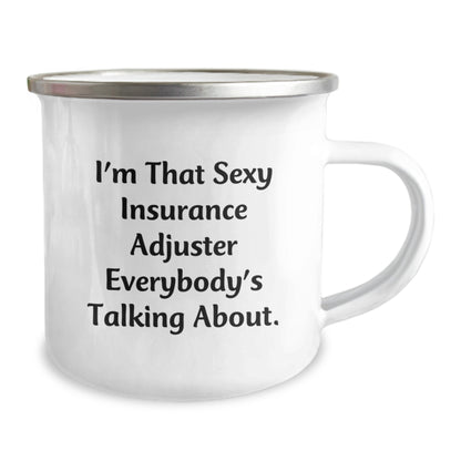 Sexy Insurance Adjuster Mug Gifts from Friends and Family for Christmas Camping Adventures - Image 2