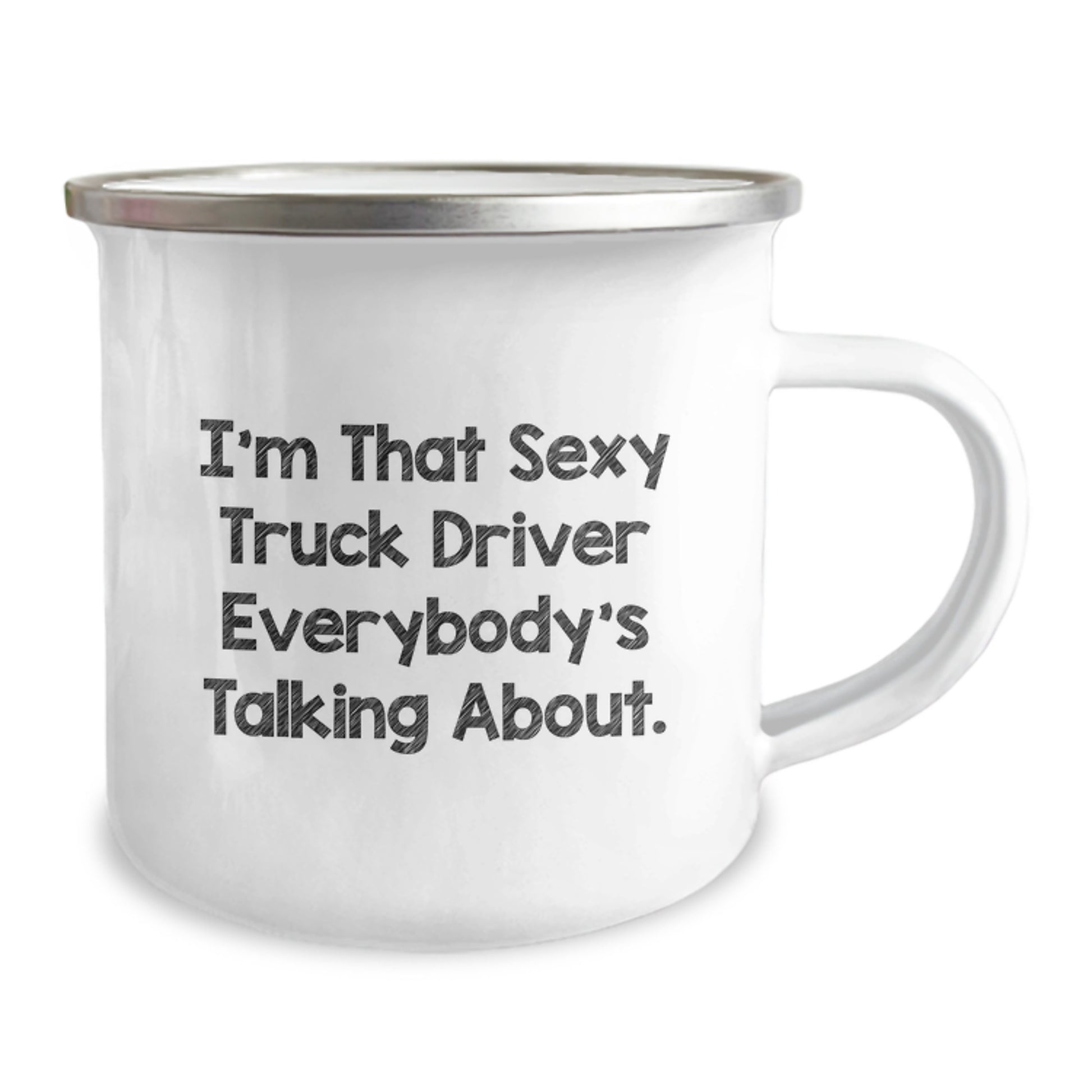 Sexy Truck Driver Gifts for Him - Funny Christmas Unique Presents from Friends for Truckers Camping Mug - Image 2