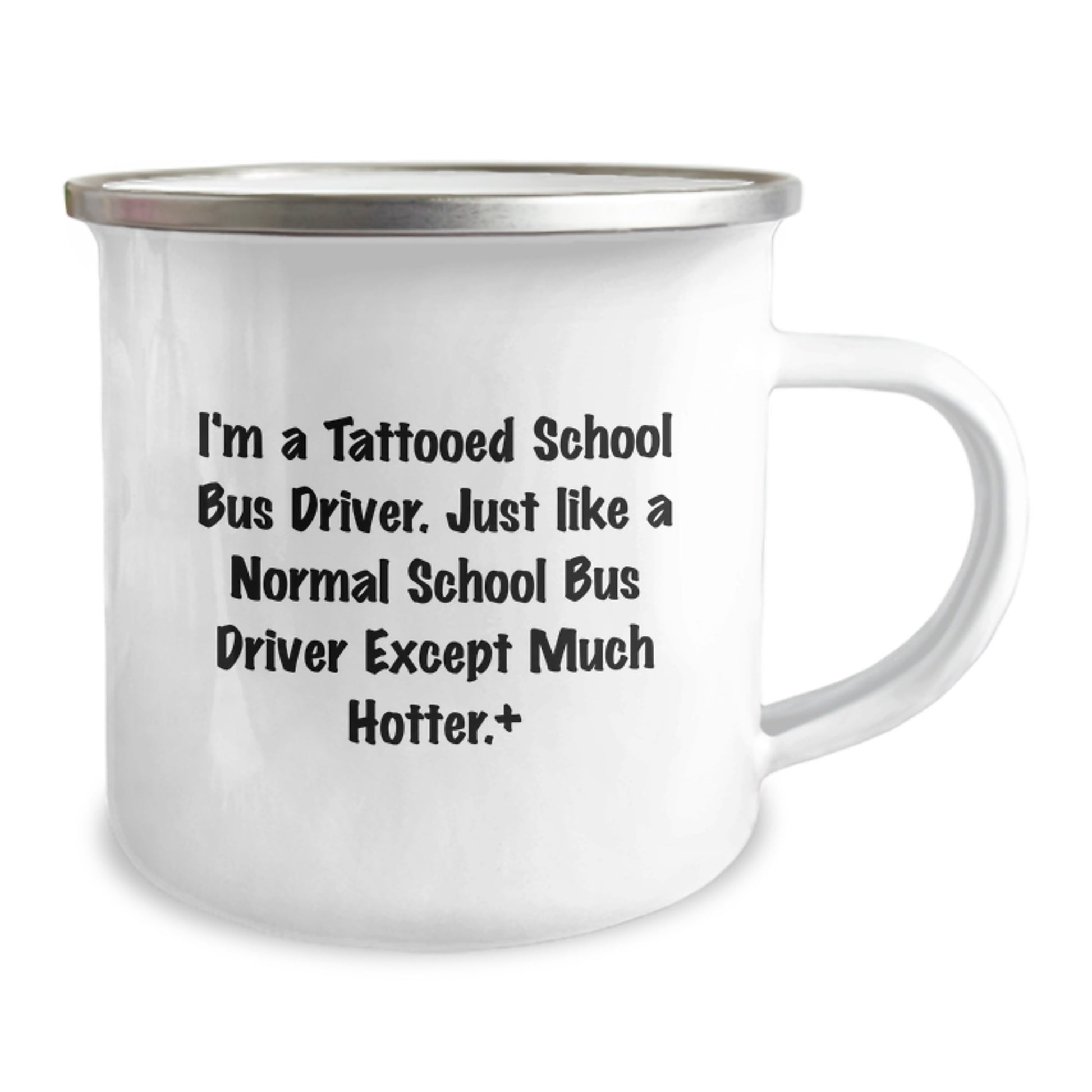 Funny School Bus Driver Gifts from Men to School Bus Driver Friends - 'I'm A Tattooed School Bus Driver...' - Image 2