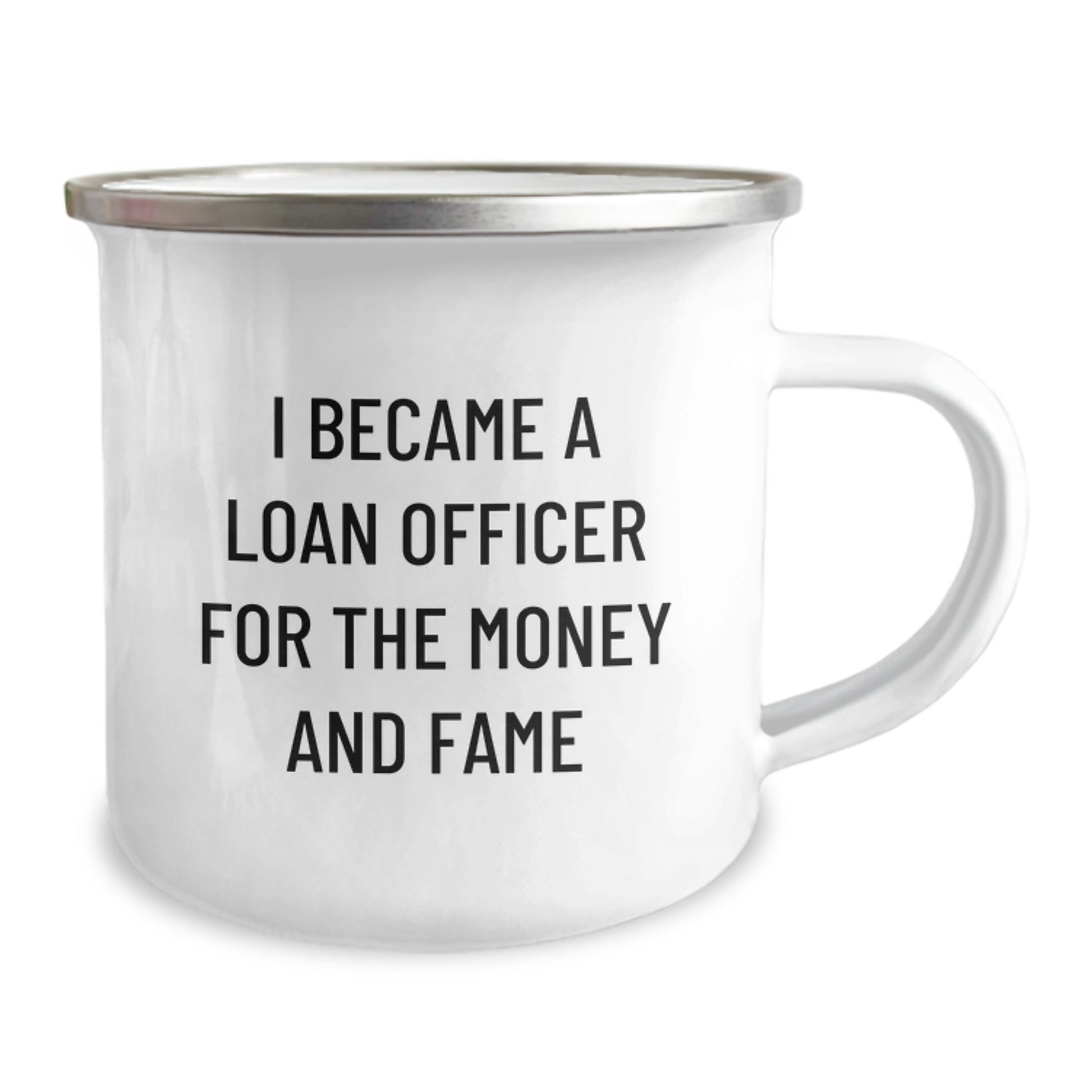 Funny Loan Officer Gifts for Men, 'I Became A Loan Officer For The Money And Fame' Christmas Unique Mugs from Friends - Image 2