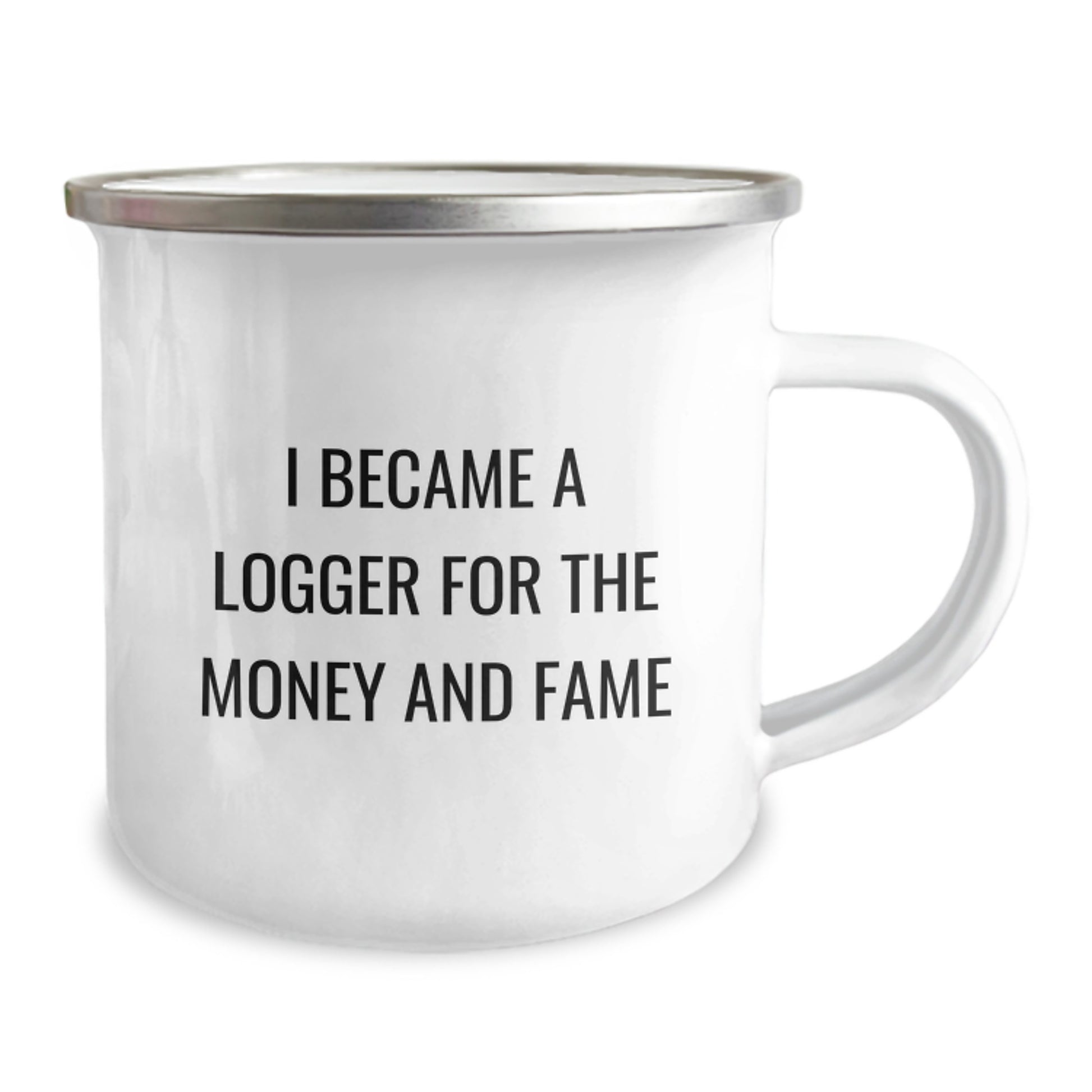 Logger Gifts from Men, Funny Logger Camping Mug, Unique Christmas Unique Gifts for Logger Friends and Family - Image 2