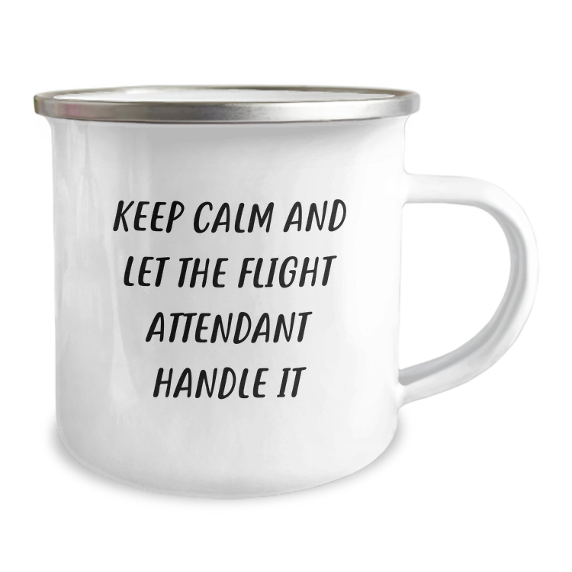 Funny Flight Attendant Camping Mugs Gifts from Men to Flight Attendant Coworkers for Christmas Unique Gifts - Image 2