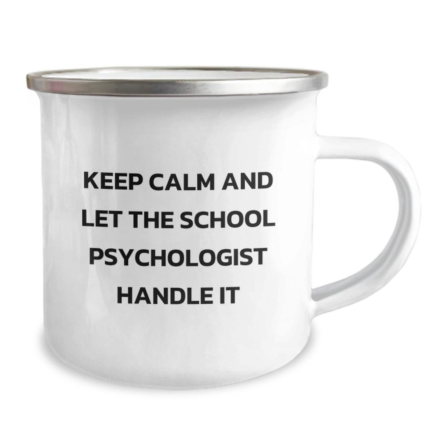 Funny Gifts from Friends to School Psychologist Christmas Unique Mugs Keep Calm and Let the School Psychologist Handle It - Image 2