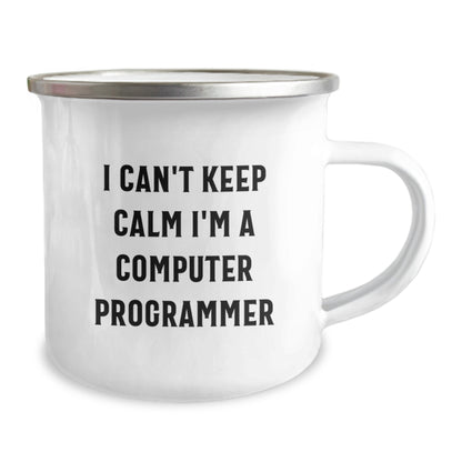 Funny Computer Programmer Gifts for Men - I Can't Keep Calm I'm A Computer Programmer - Christmas Unique Presents from Friends - Image 2