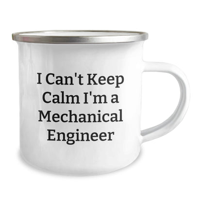 Funny Mechanical Engineer Gifts from Friends for Him - I'm a Mechanical Engineer Camping Mug for Christmas - Image 2