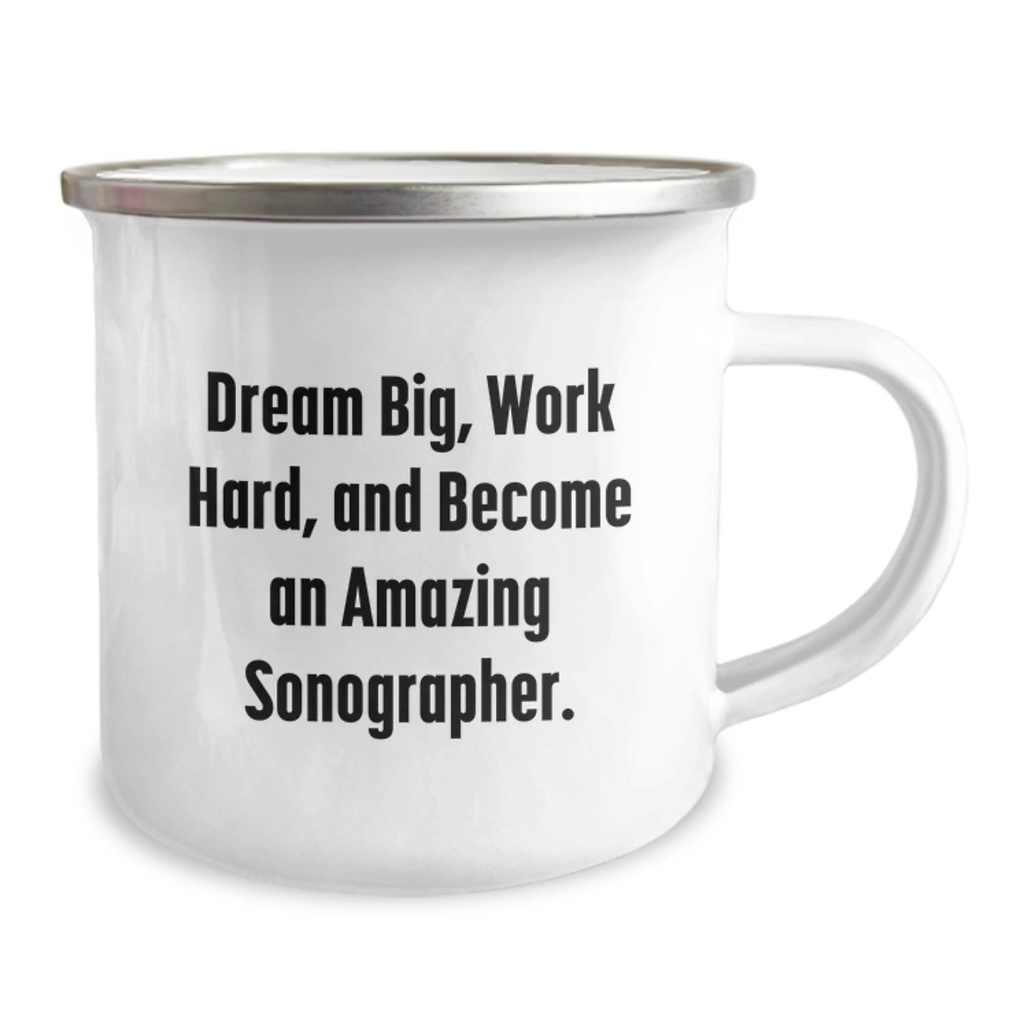 Funny Sonographer Gifts from Family for Men - Camping Mug with Inspirational Quote - Unique Christmas Memorable Presents for Coworkers or Friends - Image 2