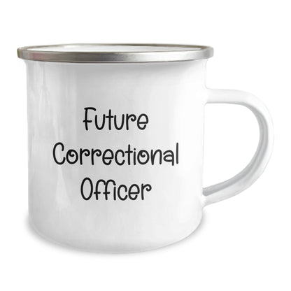 Funny Gifts from Friends for Correctional Officer - Future Correctional Officer Camping Mug - Christmas Unique Gifts for Men - Image 2