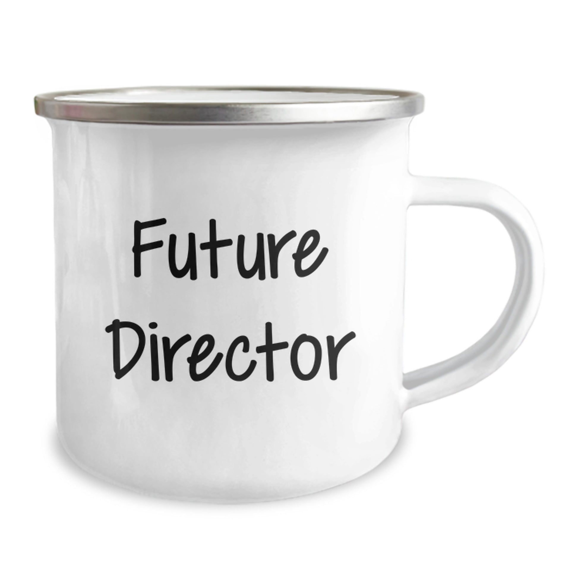 Funny Gifts from Family to Future Director, Unique Christmas Unique Gifts for Men, Camping Mug with 'May the Director be with You' Quote, Stainless Steel with Enamel Finish - Image 2