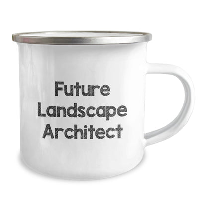 Funny Future Landscape Architect Gifts from Friends Christmas Unique Gifts for Landscape Architect Men Camping Mug - Image 2