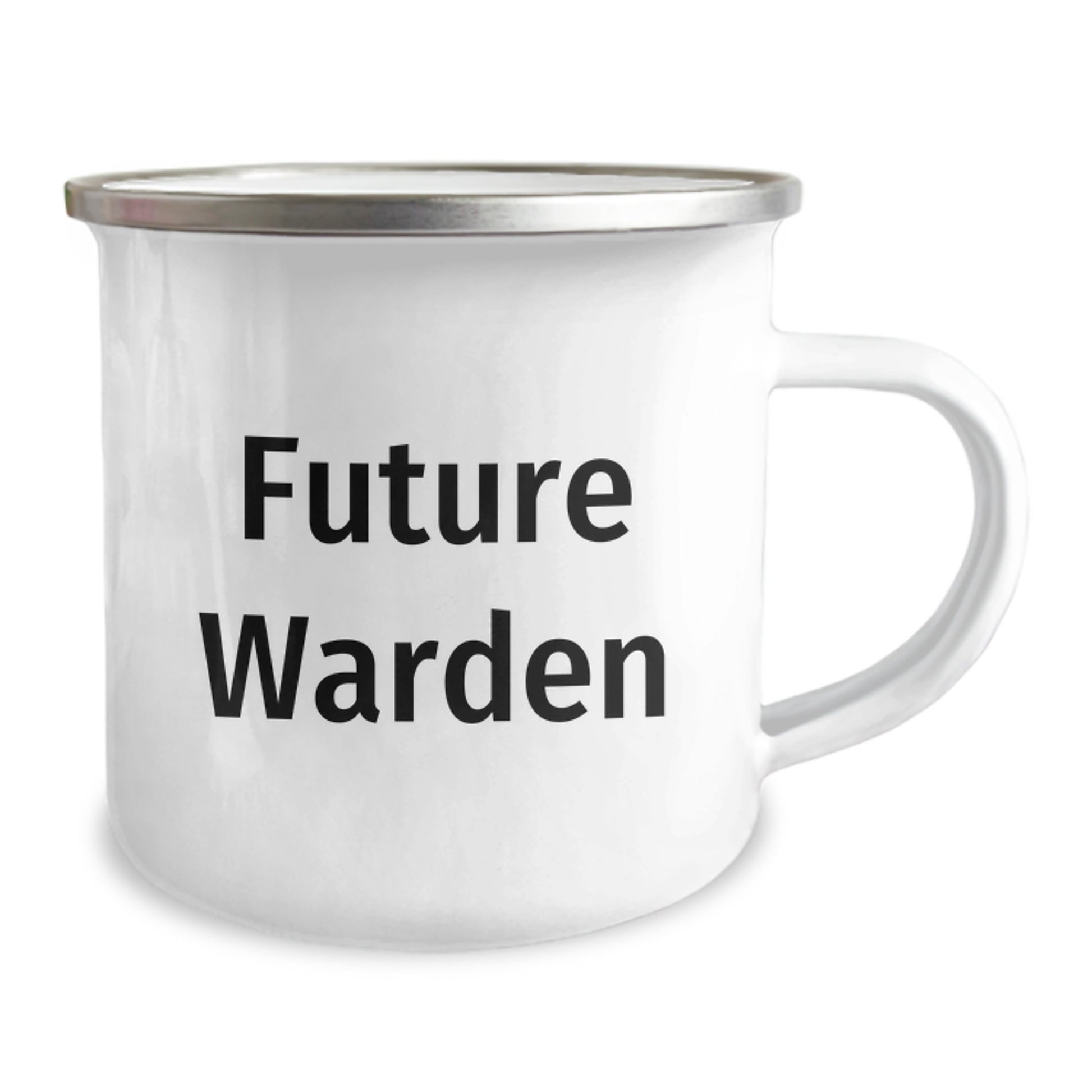 Funny Warden Camping Mug Gifts from Men to Future Wardens, Perfect Unique Christmas Unique Gifts for Warden Friends and Family, Stainless Steel Mugs with Quote - Image 2