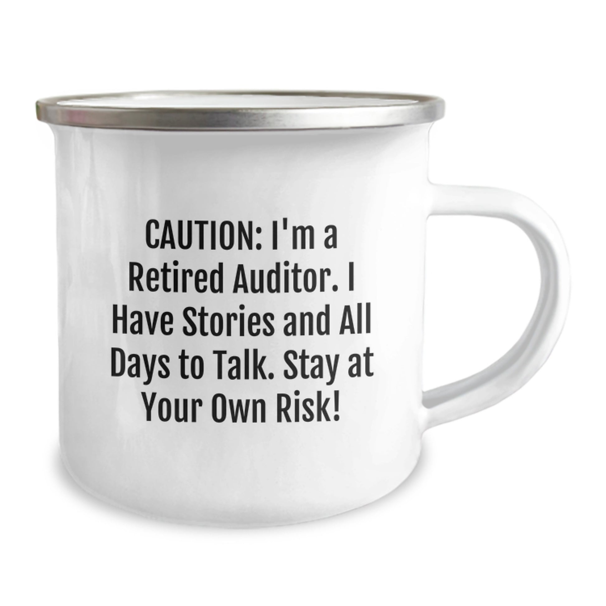 Auditor Camping Mug - Funny Quote, Christmas Unique Gifts for Auditor Friends, Men, Women, Coworkers, Family, Gifts from Family, Friends, Coworkers, Men, Women, Perfect for Auditor Enthusiasts - Image 2