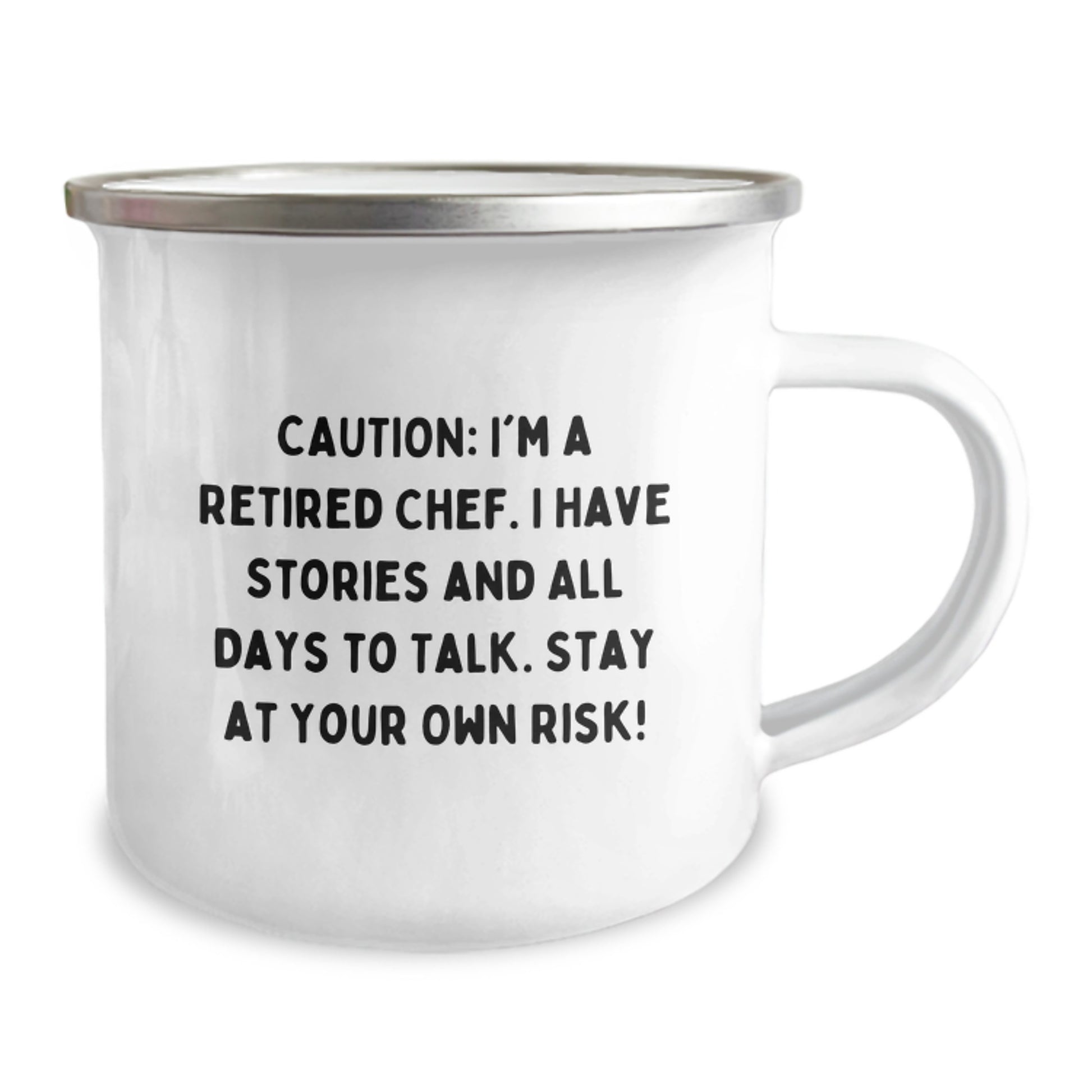 Funny Chef Gifts from Friends for Men - Camping Mug with a Twist, Christmas Unique Presents for Chef Enthusiasts, Retired Chef's Humorous Mug - Image 2