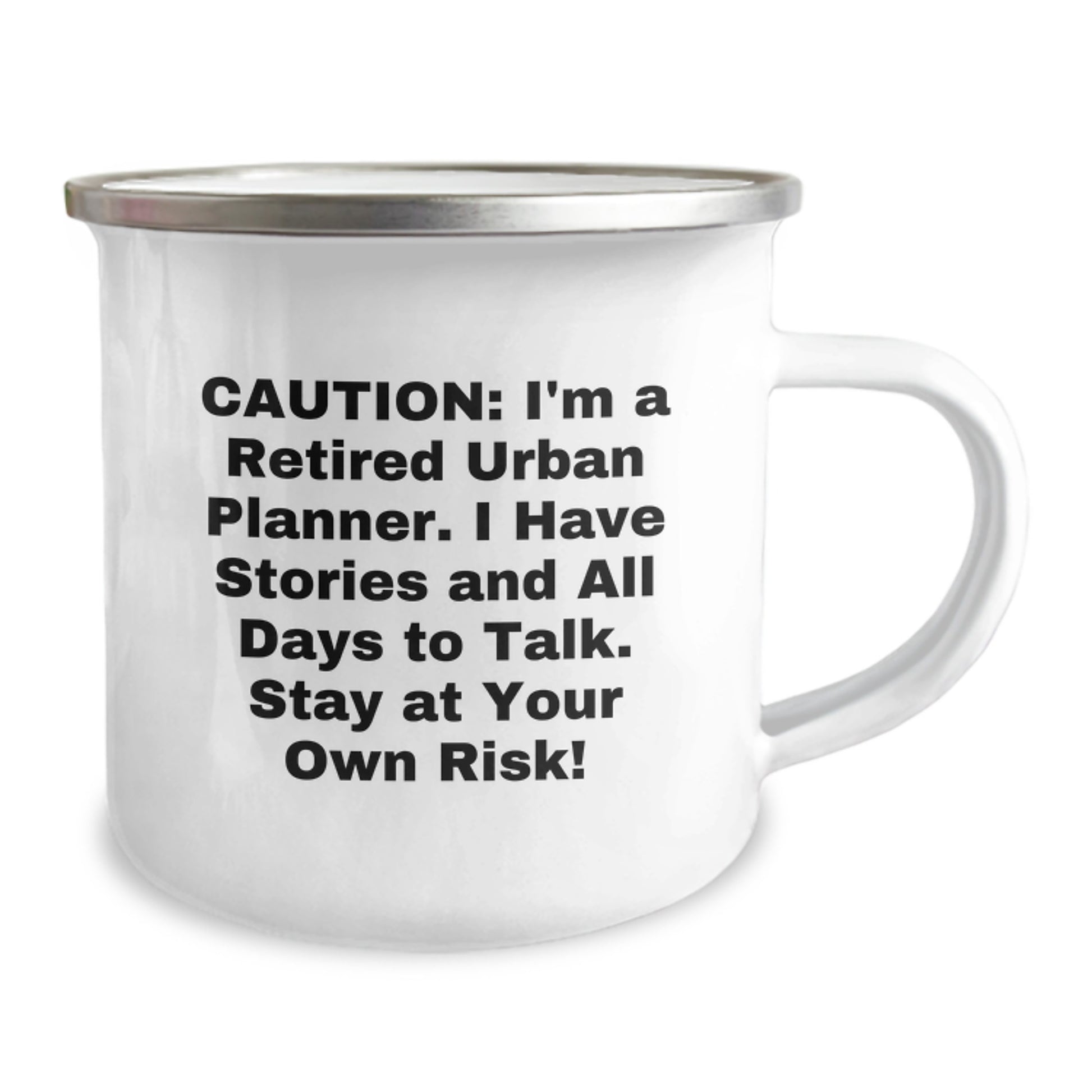 Urban Planner Camping Mug, Funny Quote Gift from Friends to Family, Christmas Unique Presents for Urban Planner Men and Women - Image 2