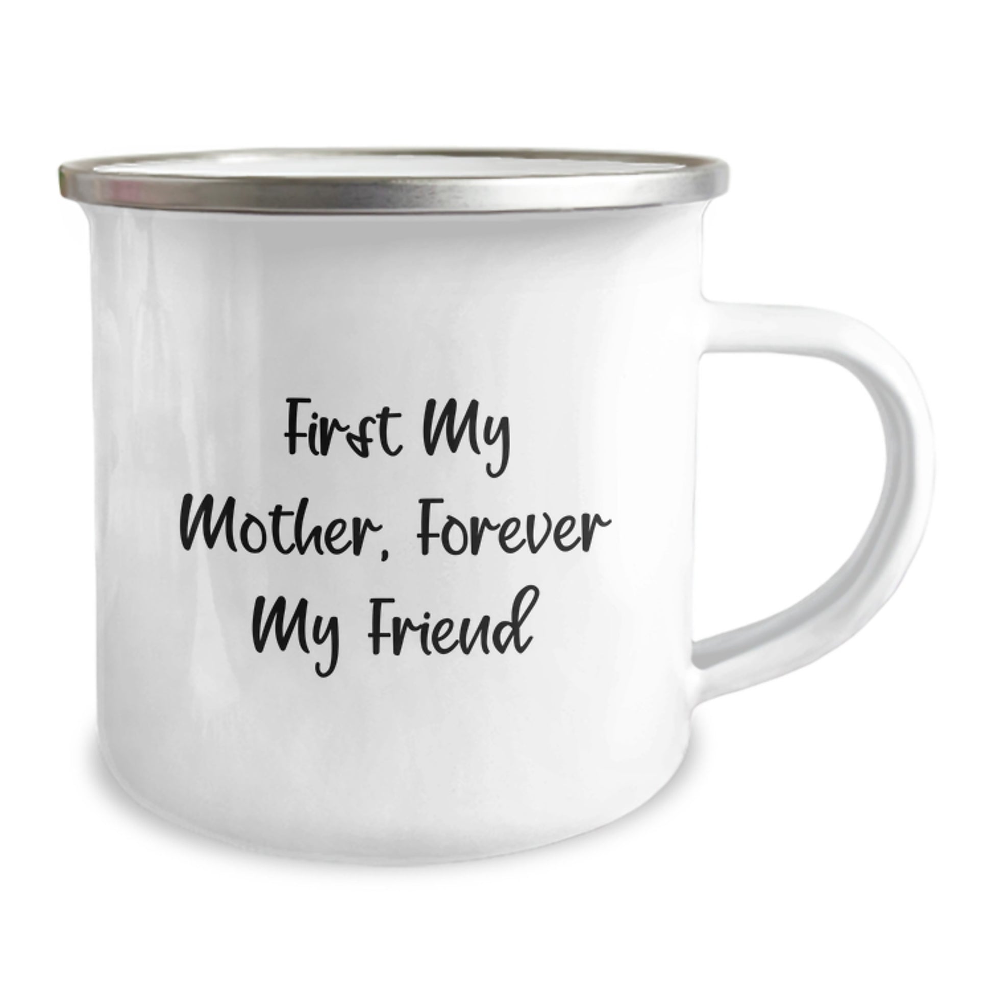 Gifts from Men to Mother, Funny Camping Mug - First My Mother, Forever My Friend, Christmas Unique Gifts - Image 2