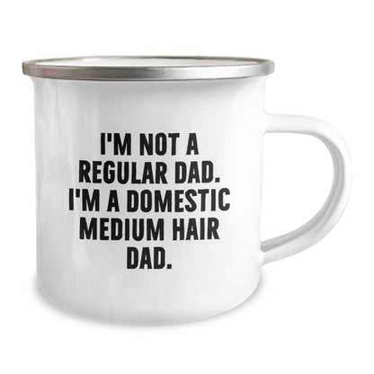 Funny Domestic Medium Hair Dad Gifts for Camping Lovers - Christmas Unique Mugs from Men to Family - Image 2