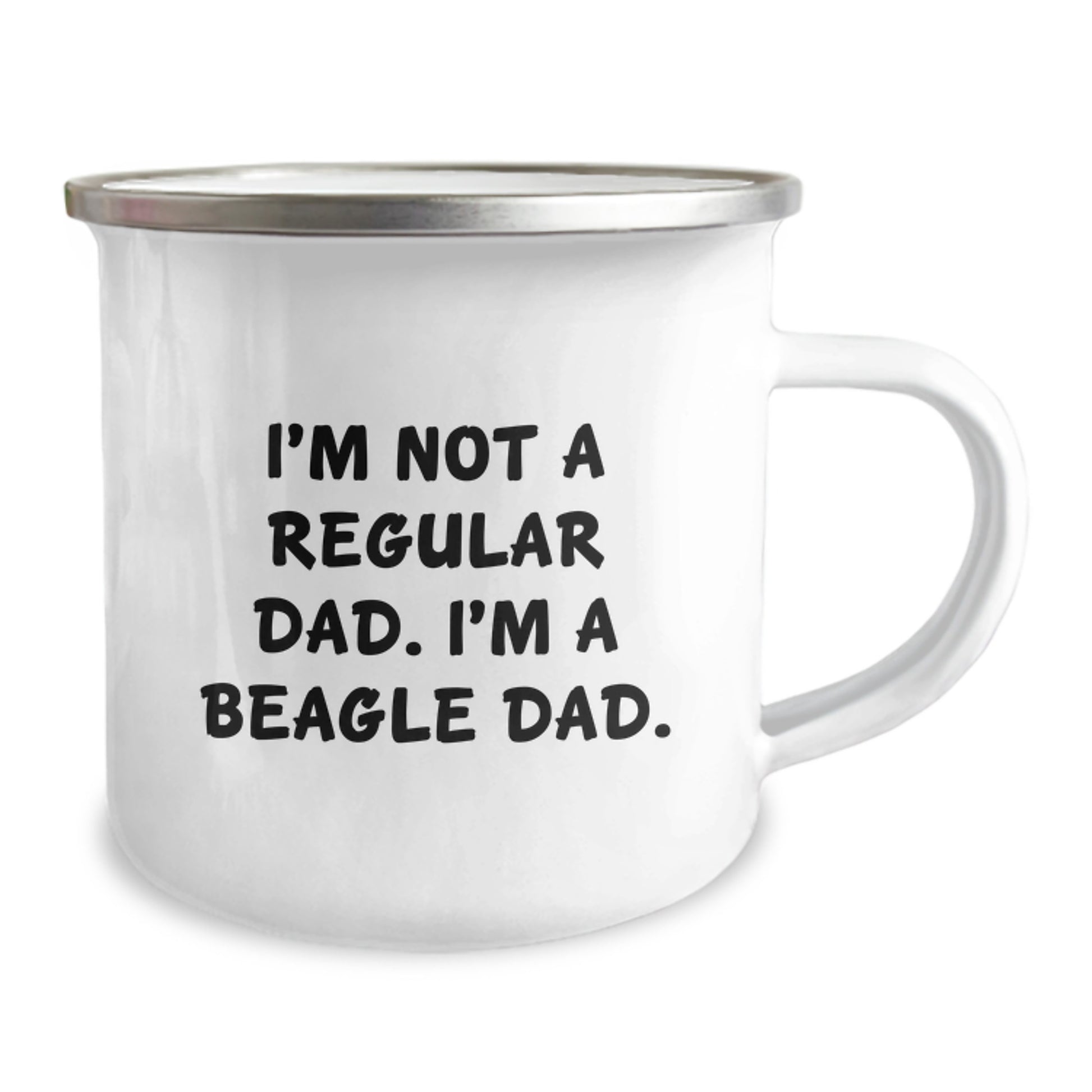 Funny Beagle Dog Gifts for Dads, Christmas Unique Mugs for Men, I'm Not A Regular Dad. I'm A Beagle Dad. Camping Mug for Beagle Lovers - Image 2