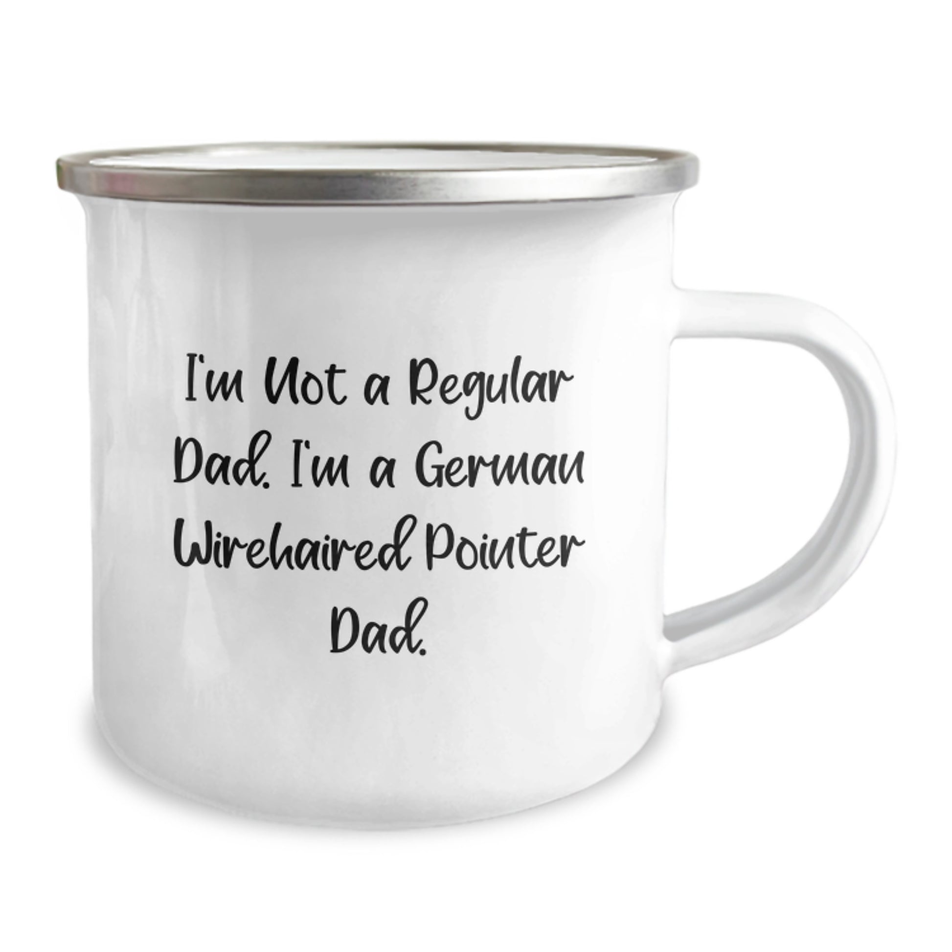 German Wirehaired Pointer Dog Dad Gifts for Men, Funny Camping Mug for Birthday, Gifts from Dad to German Wirehaired Pointer Dog Enthusiast - I'm Not A Regular Dad. - Image 2