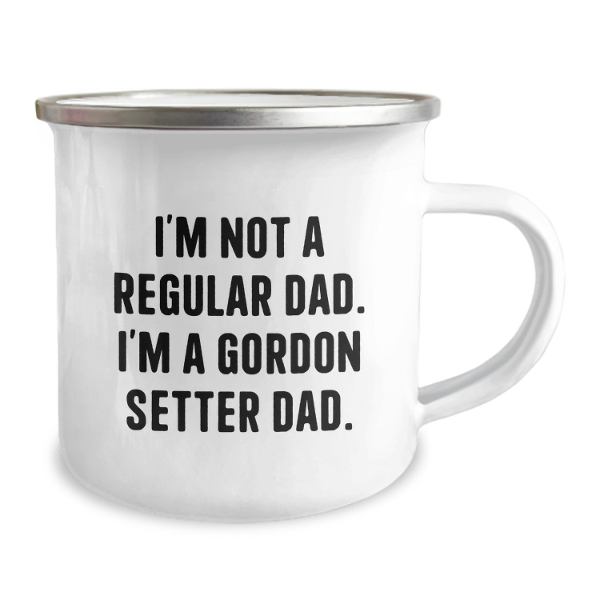 Gordon Setter Dad Quote Funny Camping Mug Gifts from Family for Birthday - Image 2