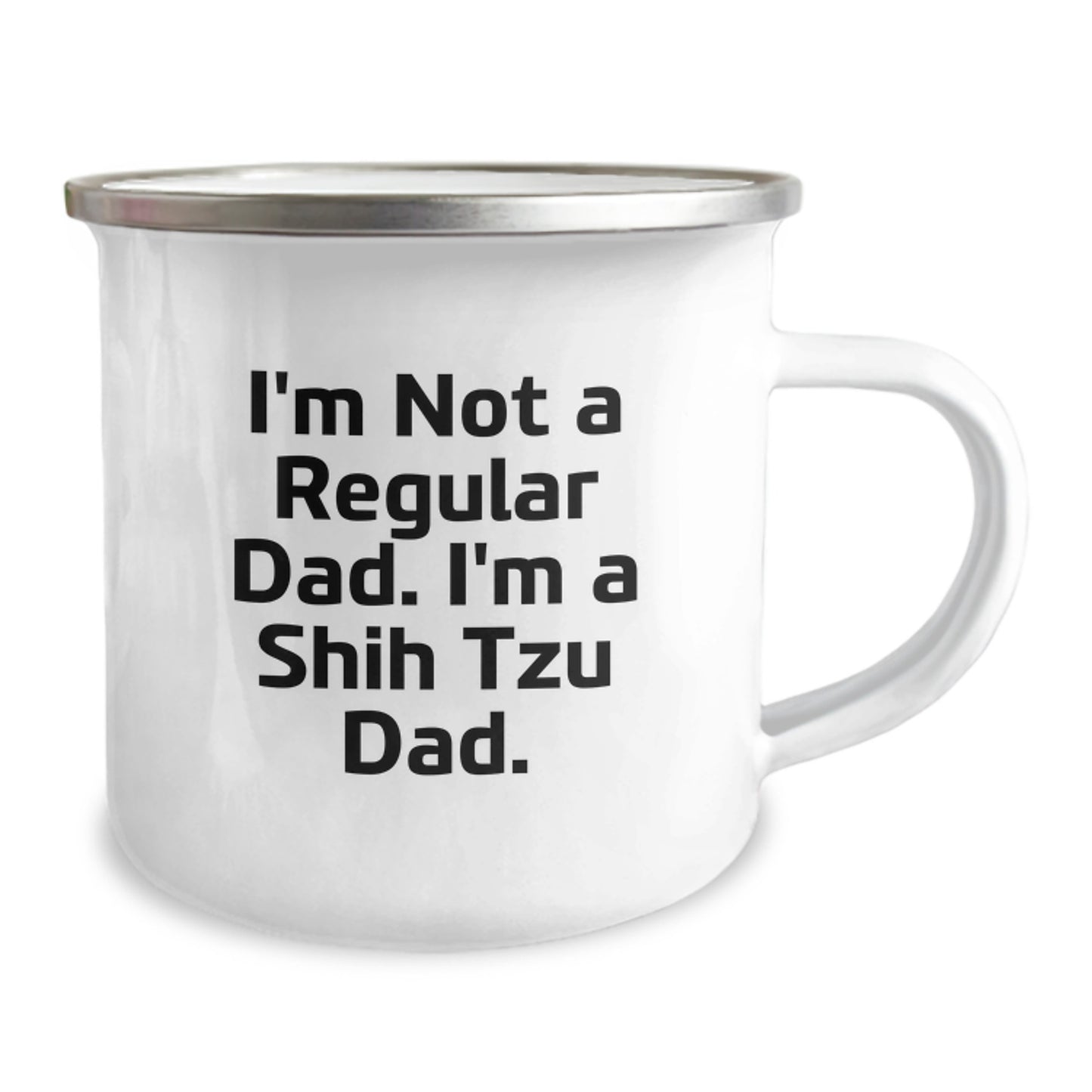 Shih Tzu Dog Lover Gifts for Dad - Funny Camping Mug for Men - Christmas Unique Gifts from Family to Friends - Image 2