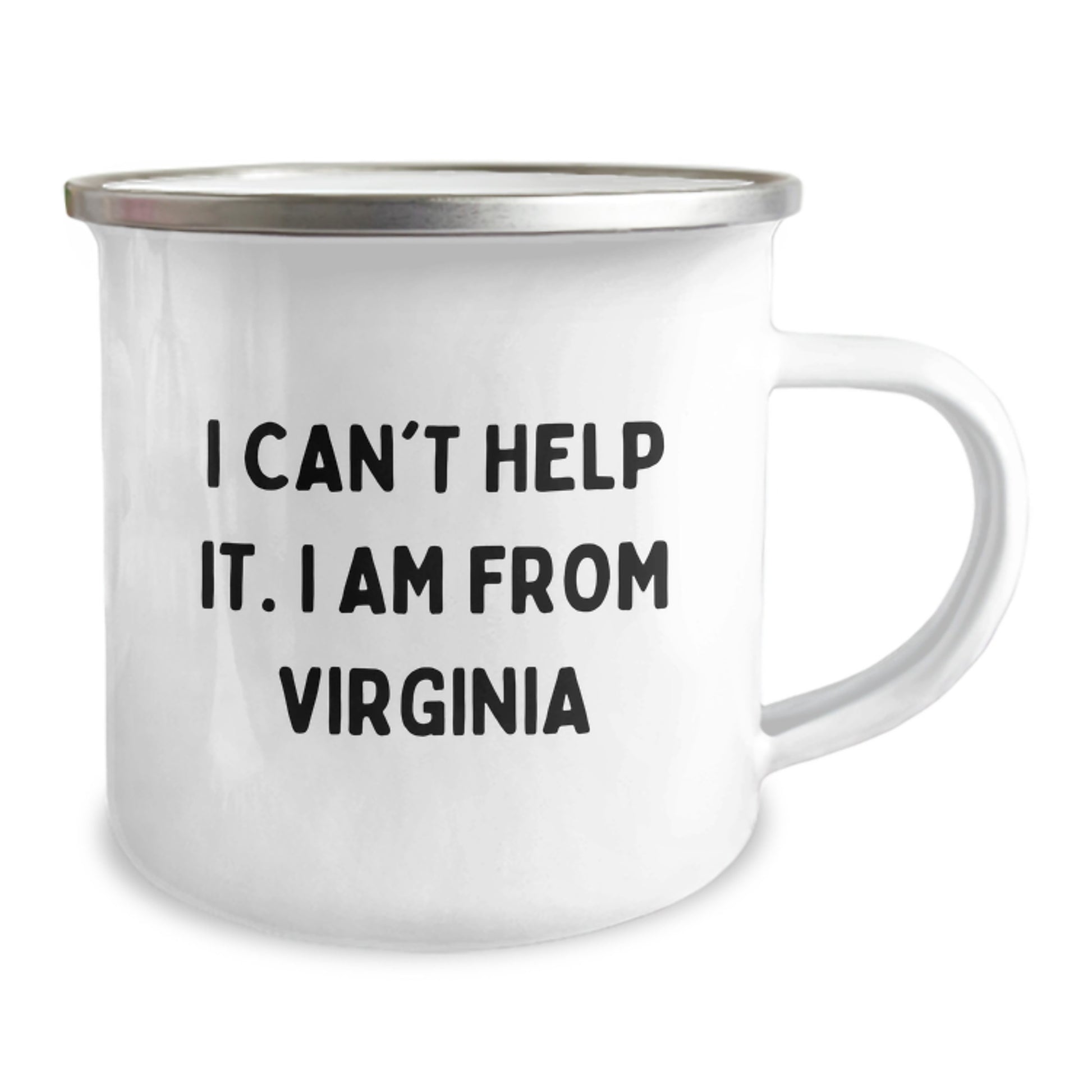 Virginia Gifts from Friends and Family - Funny Camping Mug for Men and Women I Can't Help It. I Am From Virginia - Image 2