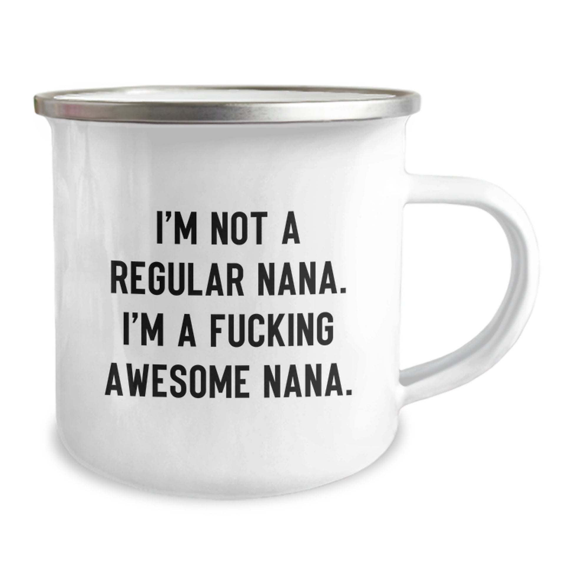 Funny Nana Gifts for Women - I'm Not A Regular Nana. I'm A F--king Awesome Nana. Christmas Camping Mug - Image 2