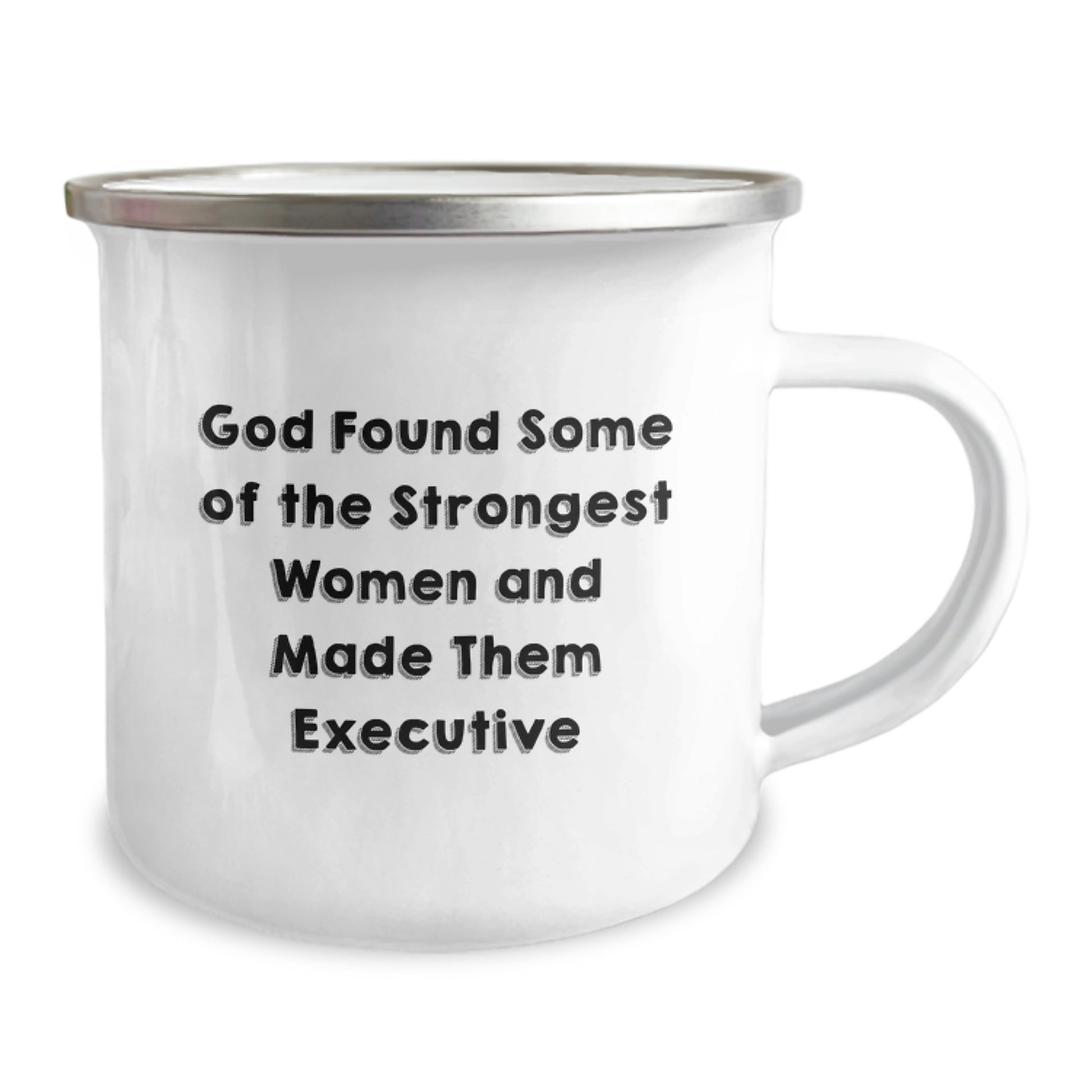 Funny Executive Gifts for Women, Inspirational Quote Mug - God Found Some, Camping Mug for Christmas Unique Gifts from Women - Image 2