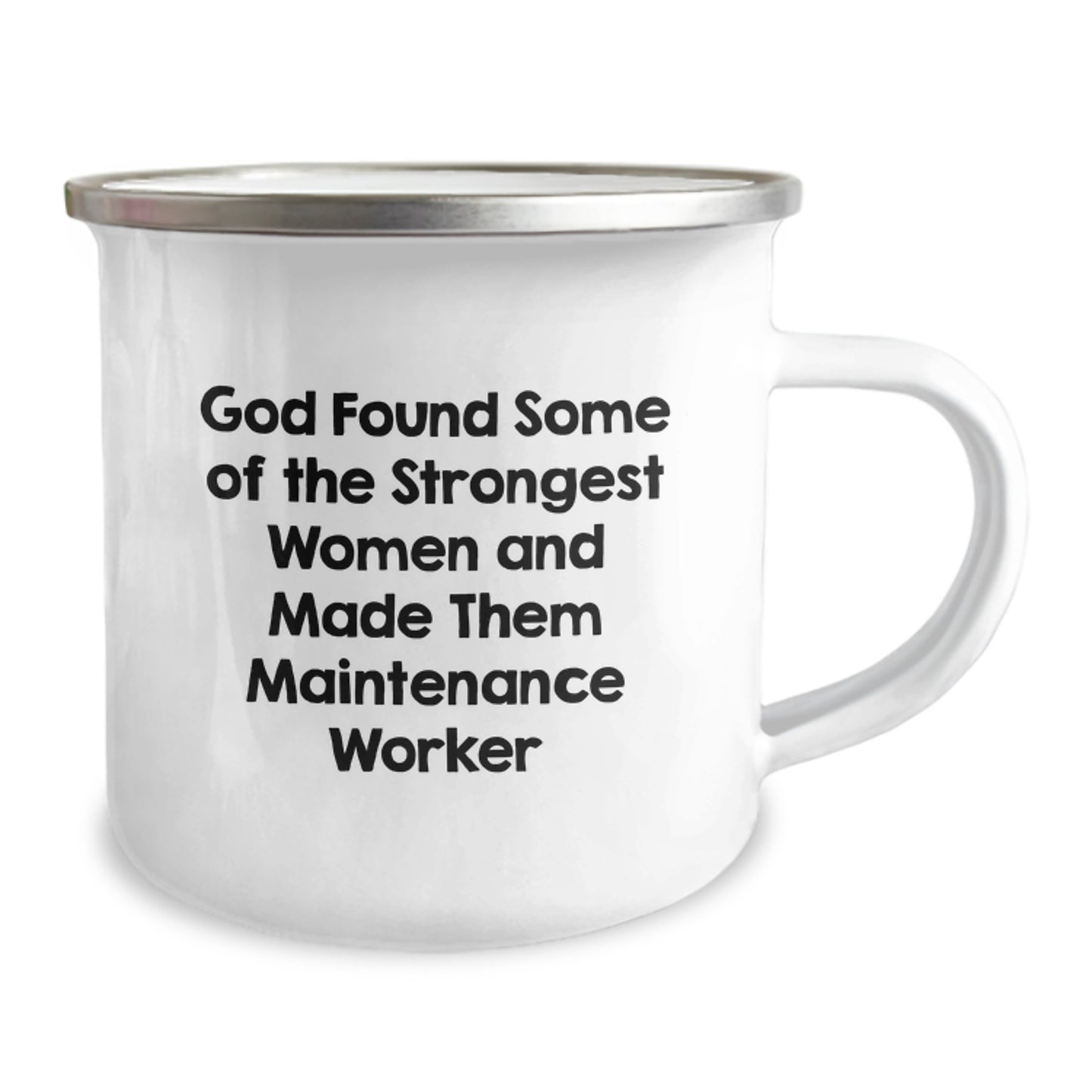 Funny Maintenance Worker Gifts for Friends and Family, Camping Mug, Christmas Unique Gifts from God to Men and Women - Image 2