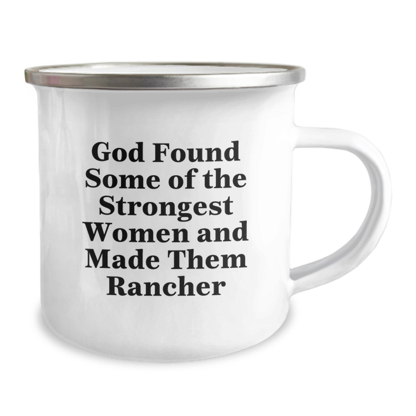 Rancher Gifts from Family, Funny Rancher Quotes Christmas Unique Gifts for Women, 12 oz Stainless Steel Camping Mugs - Image 2