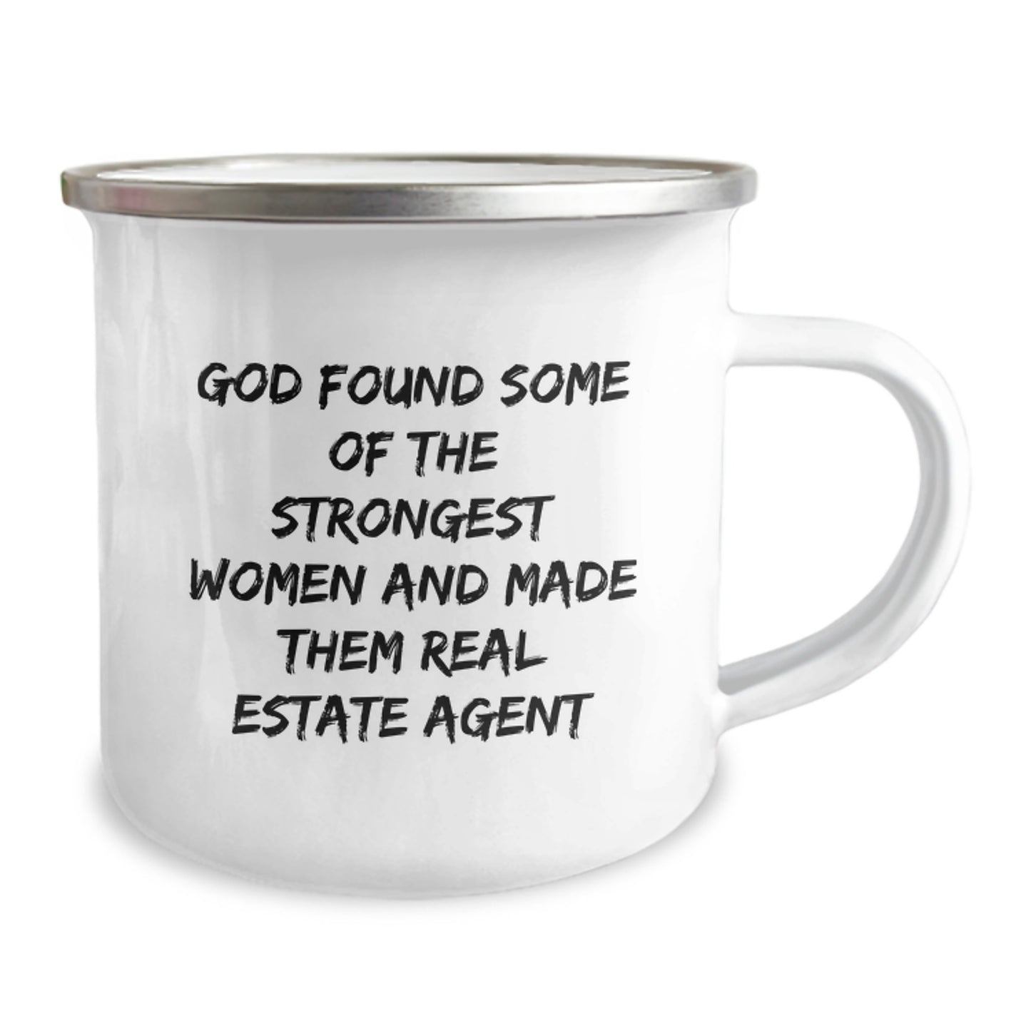 Funny Real Estate Agent Gifts from Women to Friends - Camping Mug for Christmas Unique Presents - Image 2