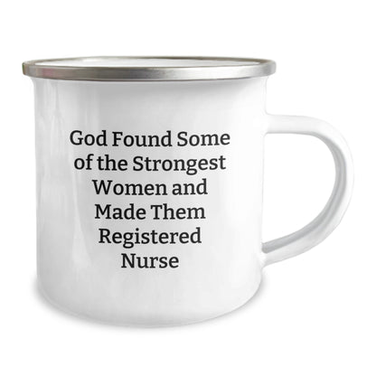 Funny Gifts for Registered Nurse, Camping Mug with Inspirational Quote from God, Unique Christmas Unique Gifts from Men - Image 2