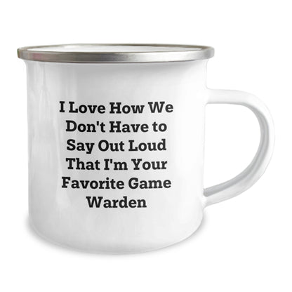 Funny Game Warden Gifts for Men, Unique Camping Mug, Christmas Unique Presents from Friends and Family - Image 2