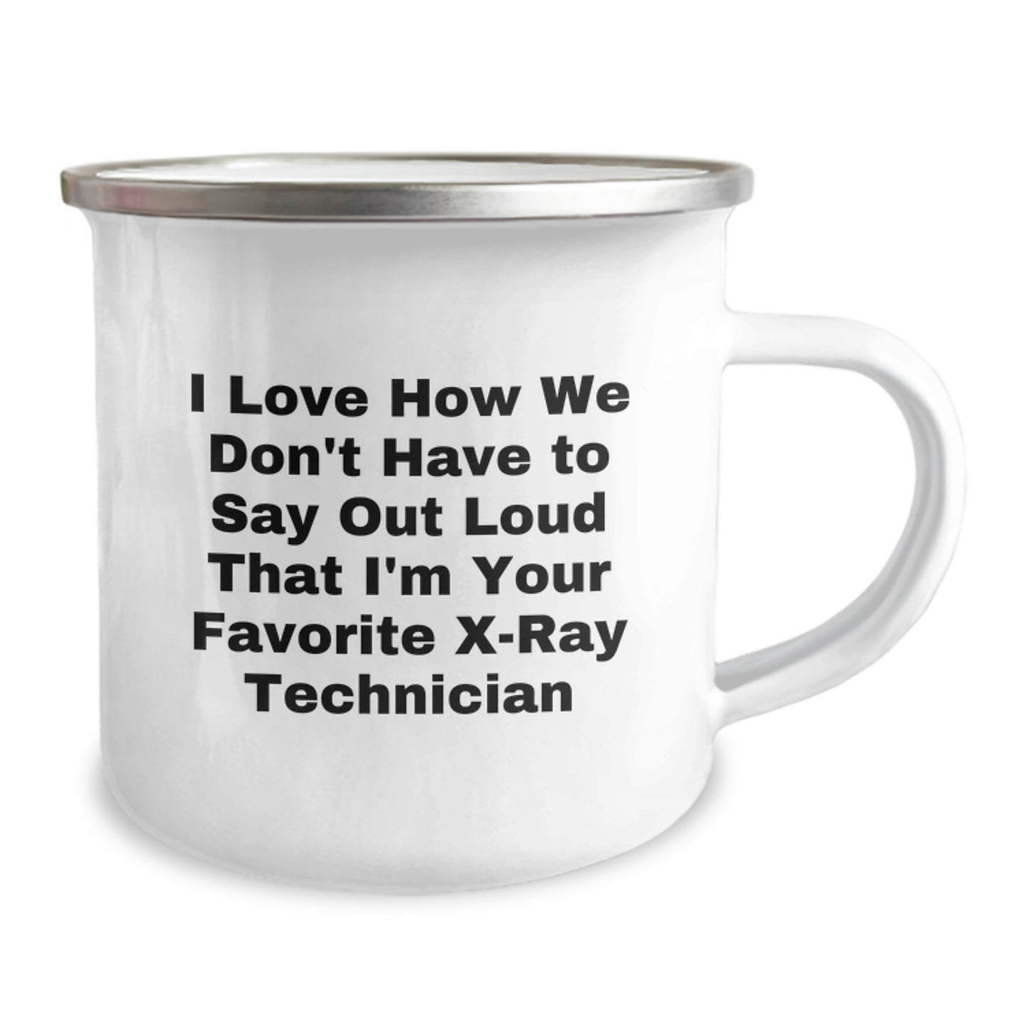 Funny X-Ray Technician Gifts from Friends, Unique Christmas Unique Gifts for X-Ray Technician Men, Stainless Steel Camping Mug - Image 2