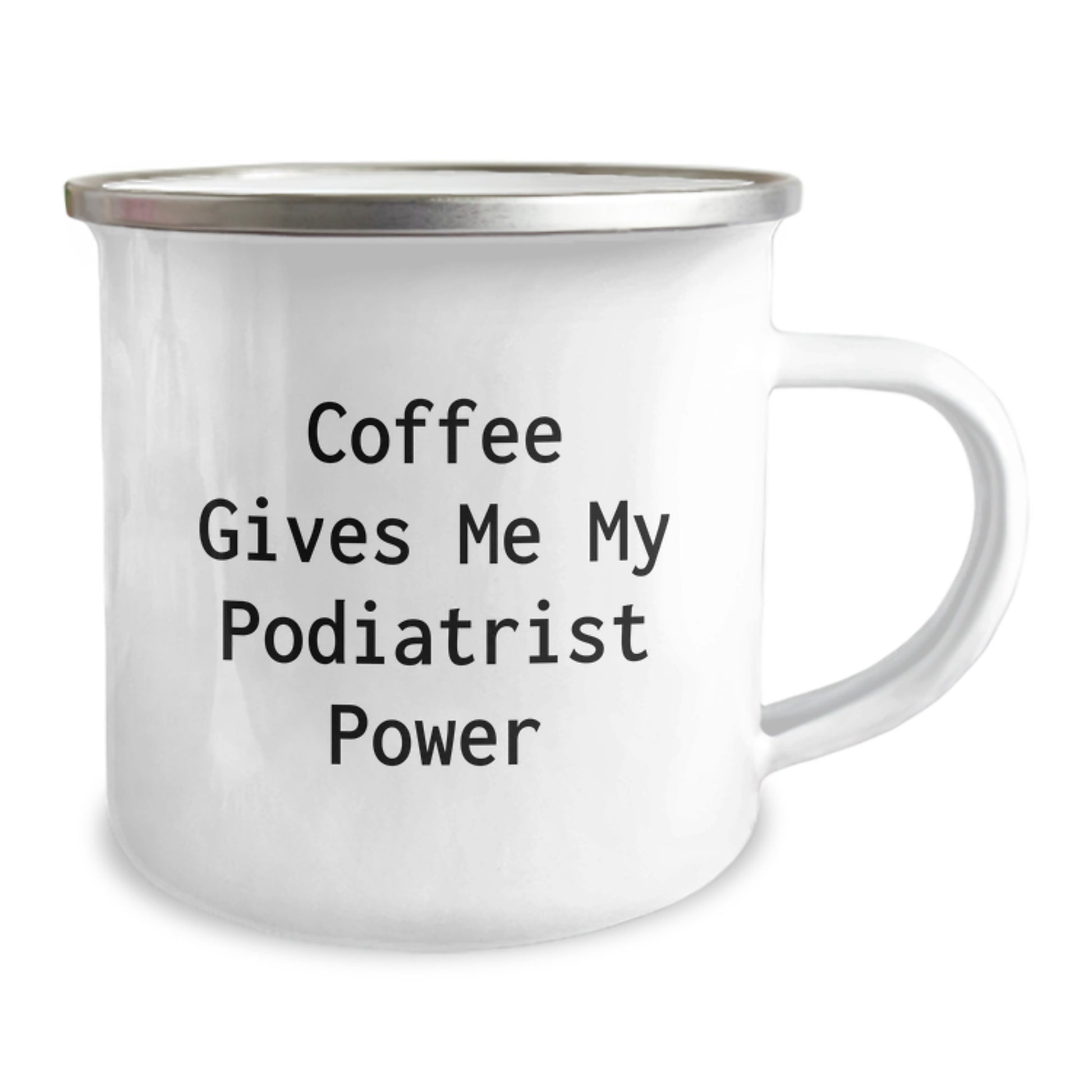 Podiatrist Power Coffee Mug, Funny Gifts for Podiatrist, Birthday Unique Gifts from Friends, Camping Mug for Men and Women, 'Coffee Gives Me My Podiatrist Power' - Image 2
