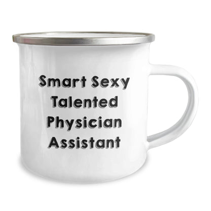 Funny Physician Assistant Gifts for Friends, Christmas Unique Mugs from Coworkers to Men with 'Smart Sexy Talented Physician Assistant' Quote - Image 2