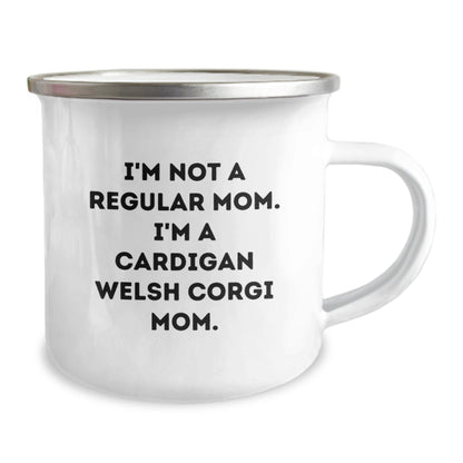 Cardigan Welsh Corgi Mom Funny Camping Mug Gifts from Friends for Cardigan Welsh Corgi Dog Graduation Unique Gifts - Victory Thru Vision