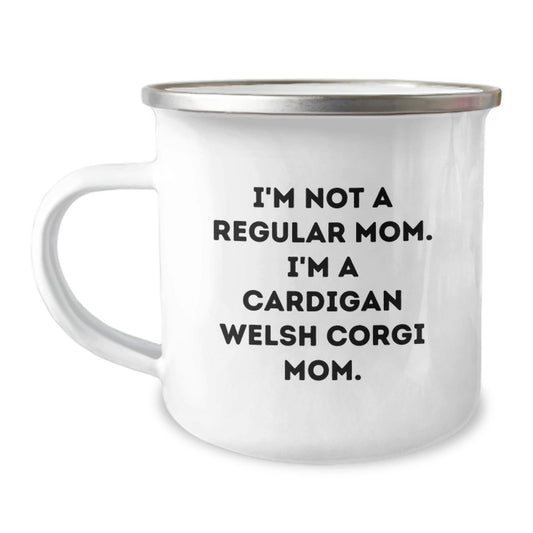 Cardigan Welsh Corgi Mom Funny Camping Mug Gifts from Friends for Cardigan Welsh Corgi Dog Graduation Unique Gifts - Victory Thru Vision