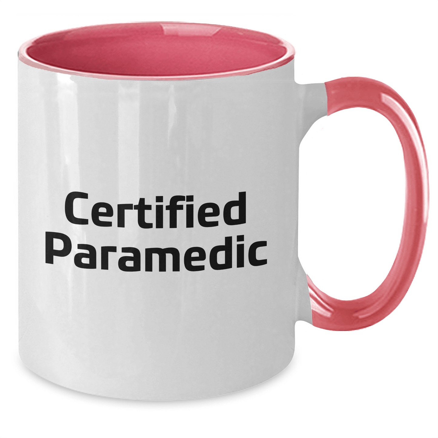 Certified Rescue Worker Funny Two Tone Coffee Mug Gifts from Family, Gifts for Rescue Workers, Father's Day Unique - Victory Thru Vision 