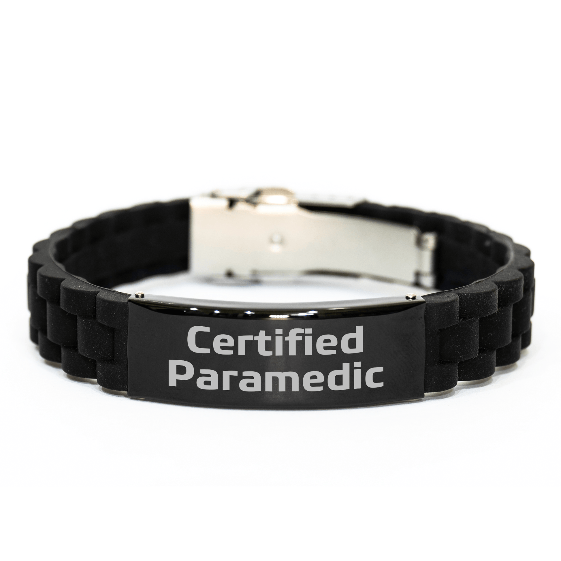 Certified Rescue Worker Glide lock Clasp Bracelet, Funny Quote, Gifts from Men, for Rescue Worker, Unique Father's Day Unique Gifts - Victory Thru Vision 