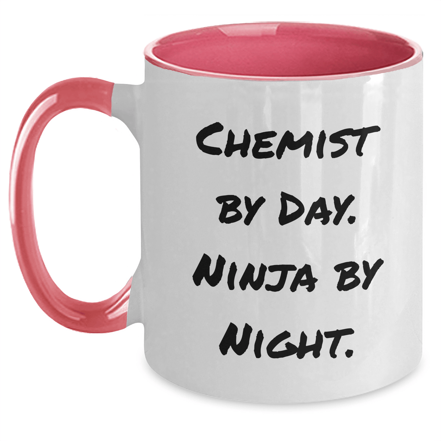 Chemist Gifts, Funny Quote Two Tone Coffee Mug, Graduation Unique Gifts from Friends, Gifts for Chemist - Victory Thru Vision