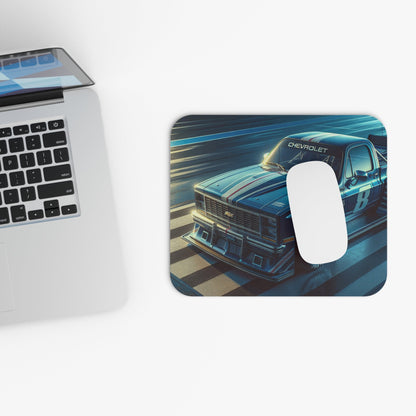 Chevy C10 Race Truck Mouse Pad, Perfect for Car Lovers, Office Decor, Gamer Gift, Race Day Theme, Chevy Enthusiasts - Victory Thru Vision 